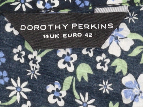 Dorothy Perkins Women's Floral Tunic Blouse Size 14