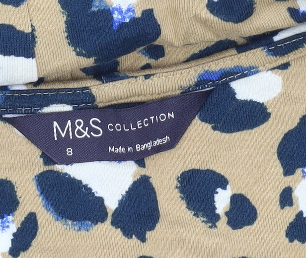 Marks and Spencer Women's Multicoloured Animal Print Dress