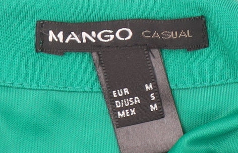 Mango Women's Green 3/4 Sleeve Dress Size 12