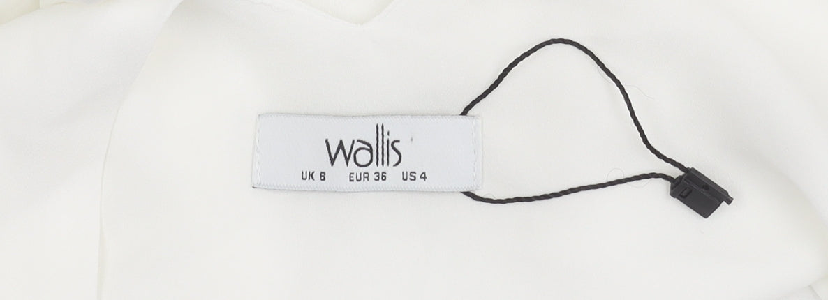 Wallis Women's White Camisole Tank Top UK 8