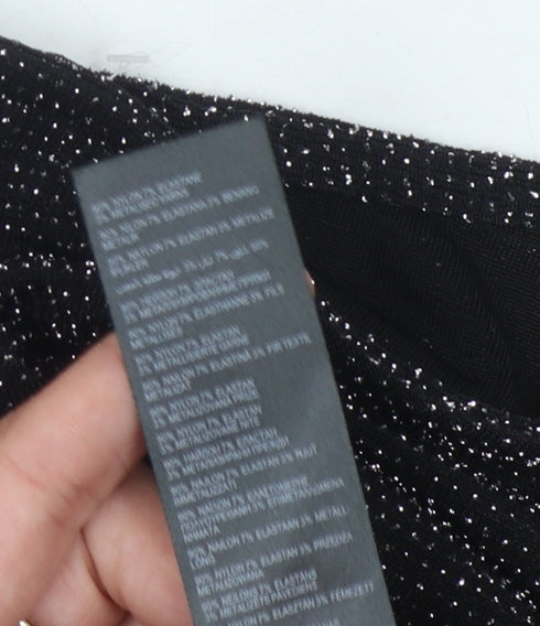 Star by Julien Macdonald Black Knit Top Women Size 10