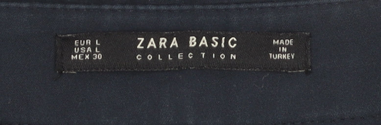 Zara Basic Women's Blue Skinny Trousers L