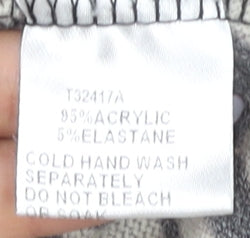 Apricot Women's Grey Floral Knit Dress Size S Casual