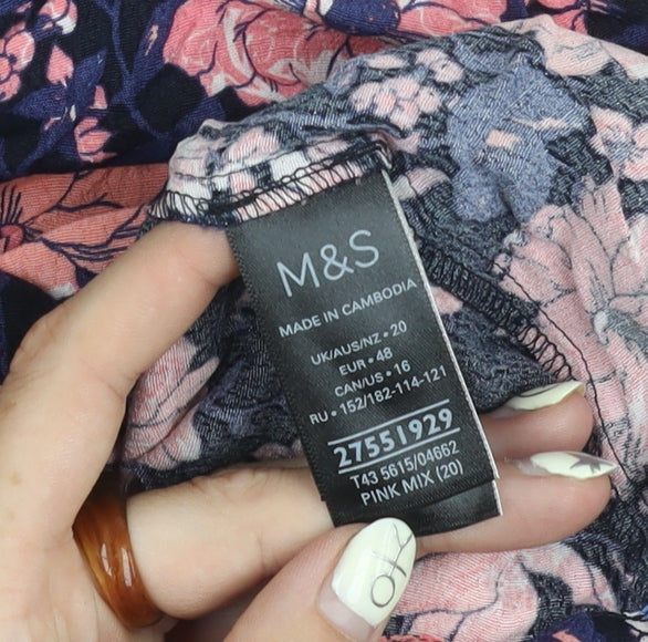 Marks & Spencer Women's Multicoloured Floral Top