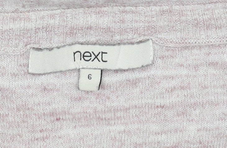 Next Women's Multicoloured V-Neck Pullover Jumper Size 6