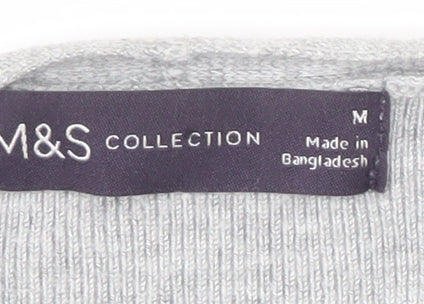 Marks & Spencer Women's Grey Open Front Cardigan M