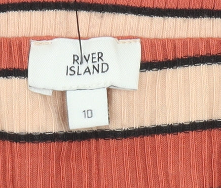 River Island Women's Multicoloured 3/4 Sleeve Top