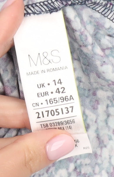 Marks & Spencer Women's Multicoloured Top UK 14