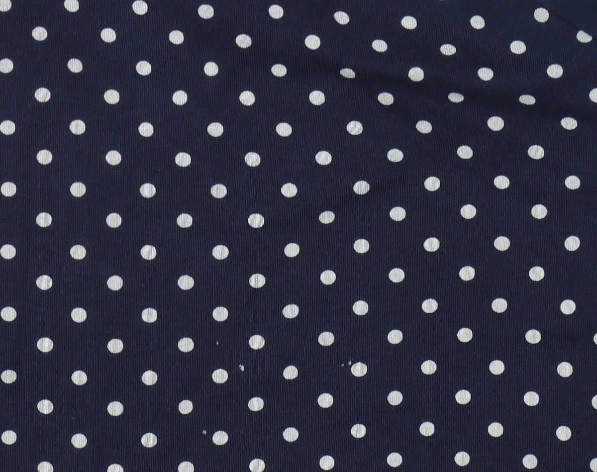 Laura Ashley Women’s Blue Polka Dot Sweatshirt Size 10