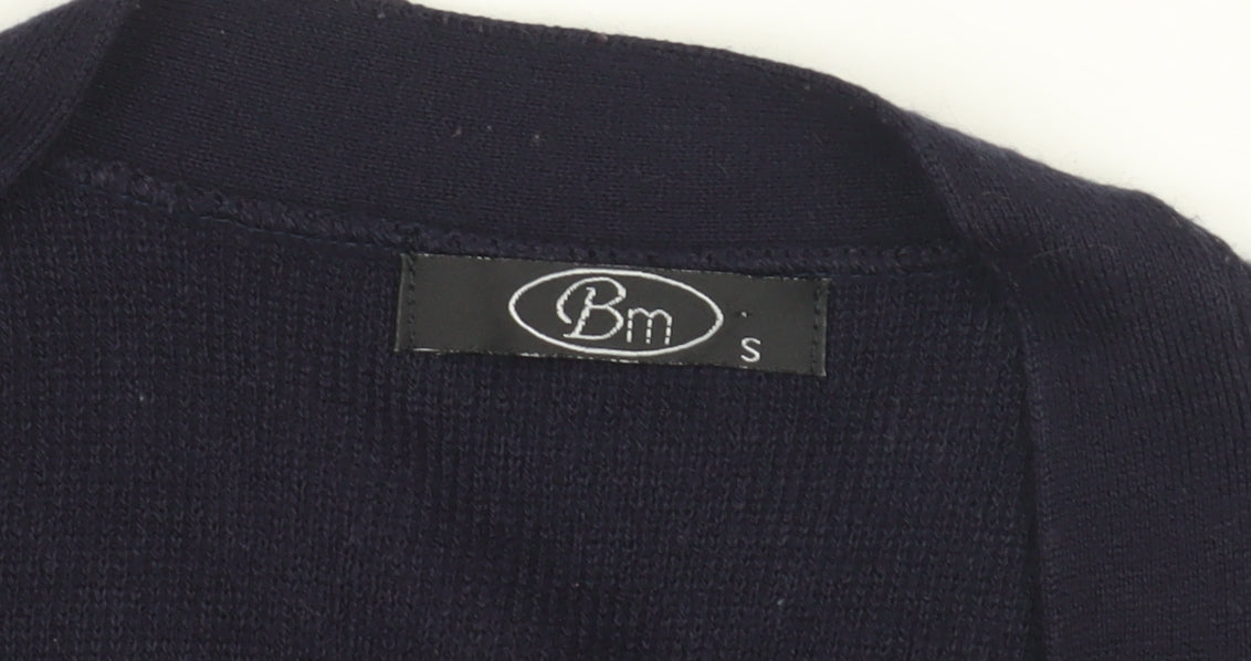 Bonmarché Women's Black Cardigan V-Neck Casual S