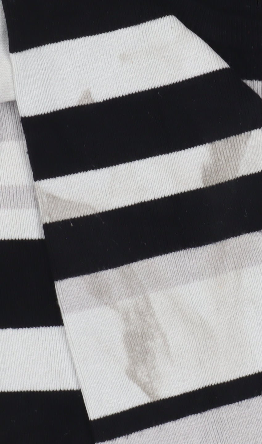 Oasis Women's XS Striped Black White Jumper