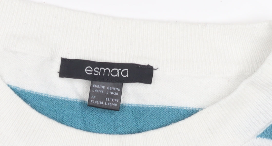 Esmara Women's Striped Pullover Jumper L - Casual Knit Top