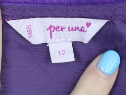 Marks & Spencer Women’s Purple Skirt Size 12
