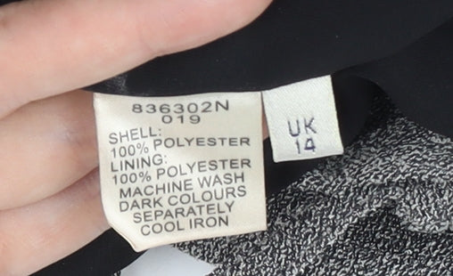 Viyella Women's Grey Skirt, Size 14, Petite Fit