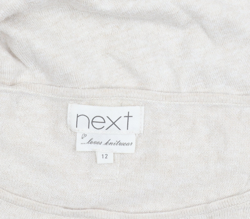 Next Women's Beige Pullover Jumper Size 12