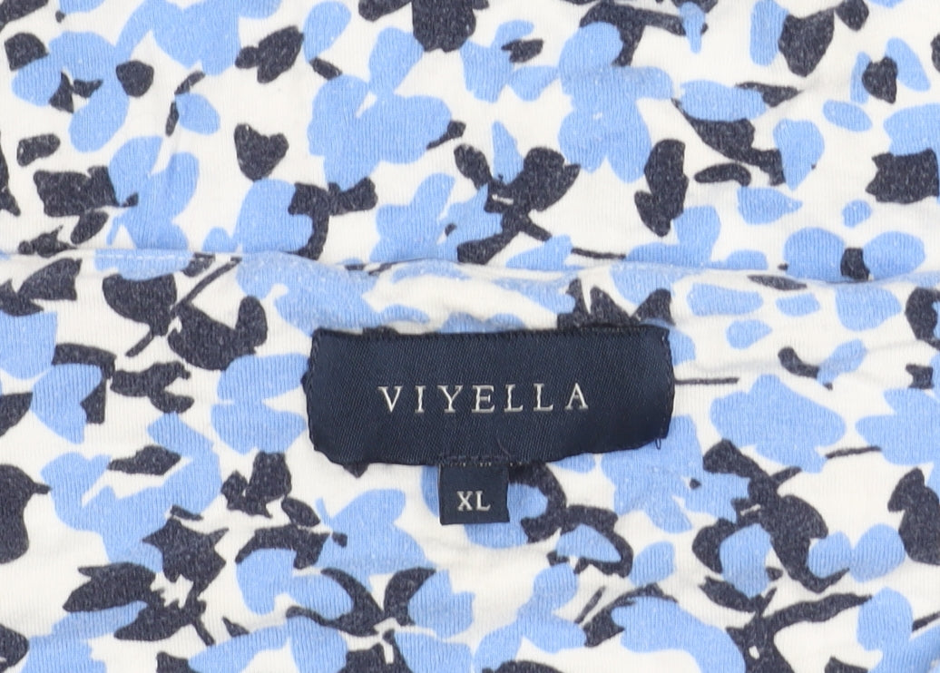 Viyella Women's Multicoloured Floral XL Top
