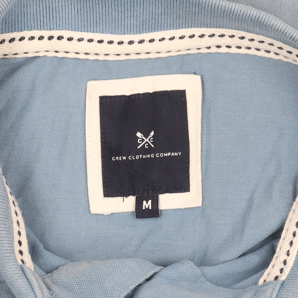 Crew Clothing Blue Polo Shirt M - Stylish & Comfy