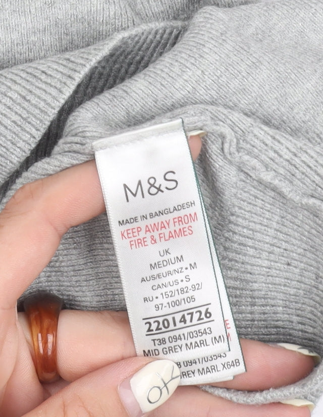 Marks & Spencer Women's Grey Jumper, Size M