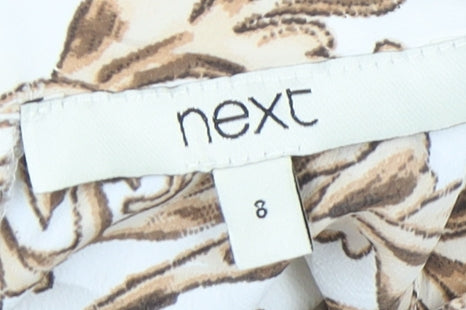 Next Women's Ivory High Neck Sleeveless Blouse