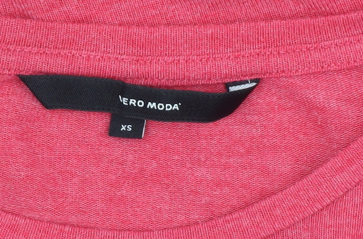 Vero Moda Women's Red XS Bell Sleeve Top