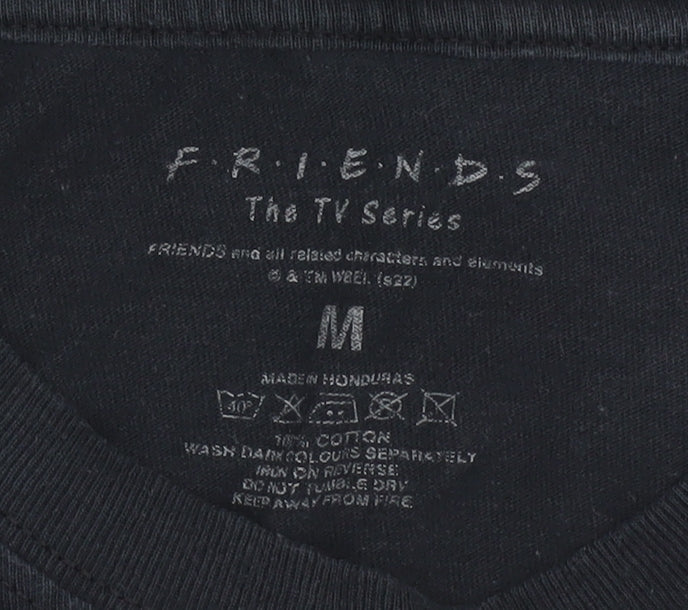Friends TV Series Men's Black Medium T-Shirt