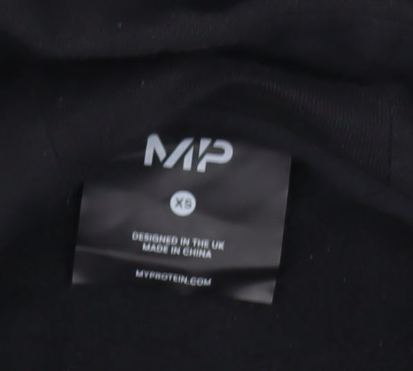 Myprotein Men's Black Pullover Hoodie, XS, Fleece, Hooded