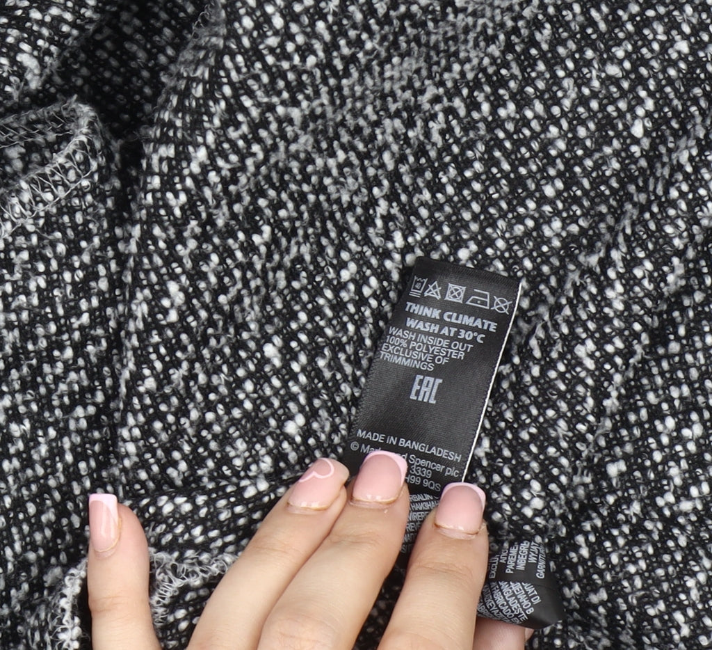 Marks & Spencer Women's Grey Long Sleeve Cardigan Size 12