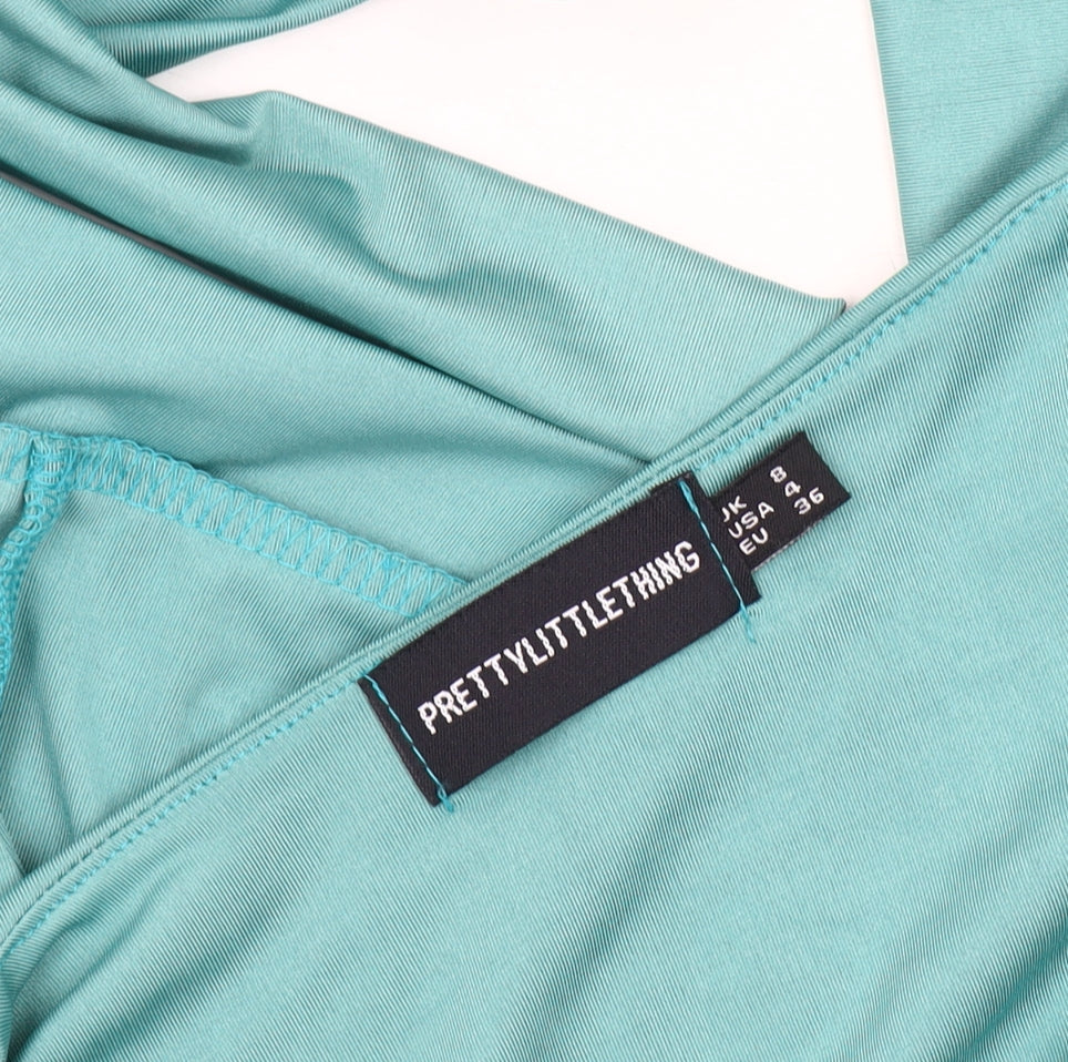 PRETTYLITTLETHING Women’s Green Long Sleeve Top