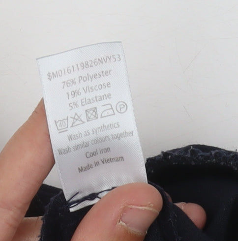 Bonmarché Women's Black Straight Trousers Size 16