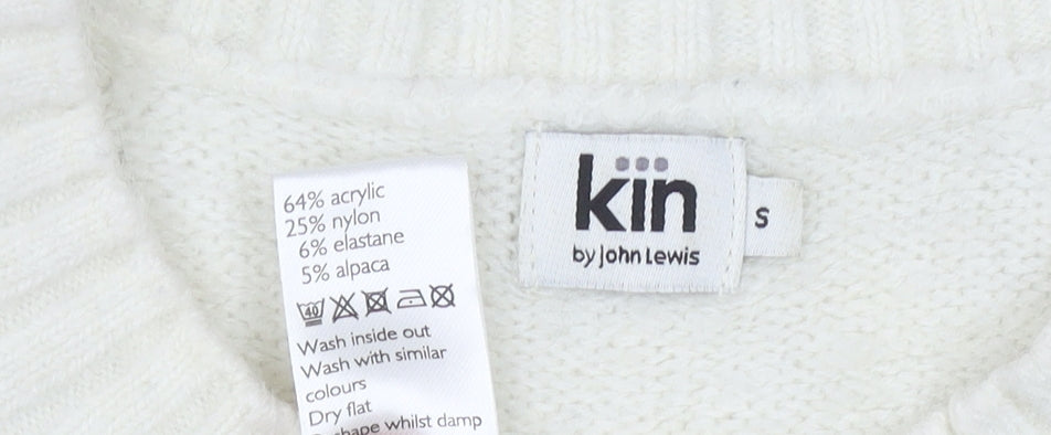 John Lewis Women's Crew Neck Colour Block Jumper S