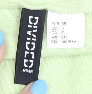 H&M Women’s Green Slip Dress, Size 10, Summer Chic