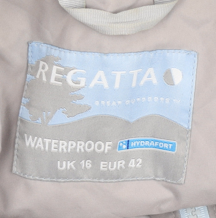 Regatta Women's Blue Waterproof Rain Coat Size 16