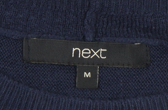 Next Women's Blue Pullover Jumper, M, Studded