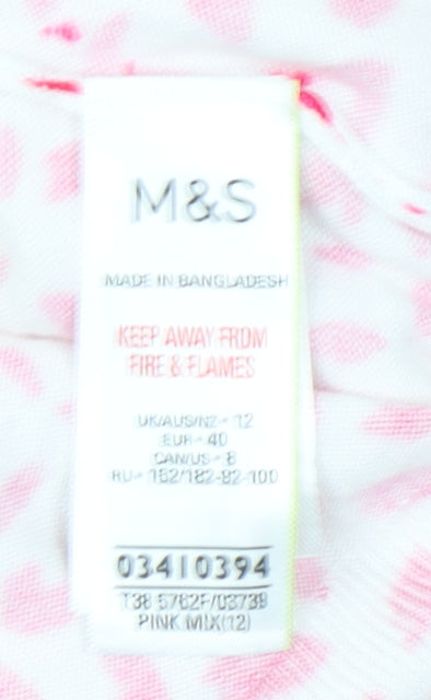 Marks & Spencer Women's Pink Cardigan Size 12