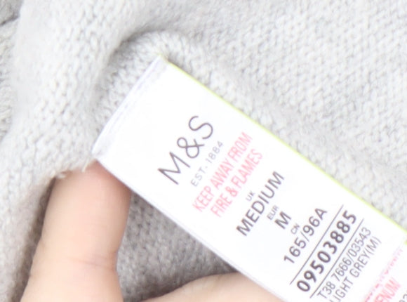 Marks and Spencer Women's Grey M Pullover Jumper