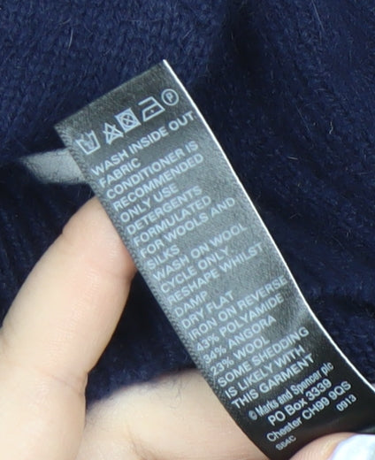 Marks & Spencer Women's Blue Pullover Jumper UK 14