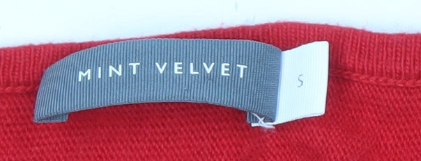Mint Velvet Women's Red Pullover Jumper Size S