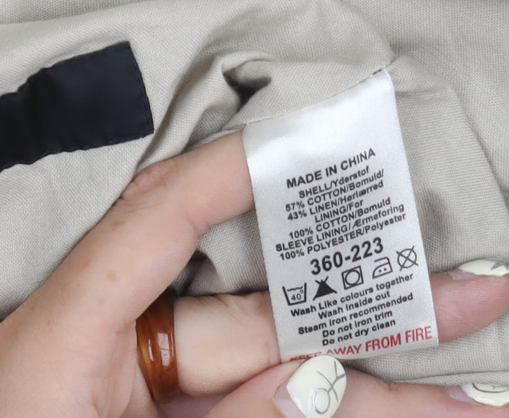 Next Women's Brown Mid-Length Jacket Size 8