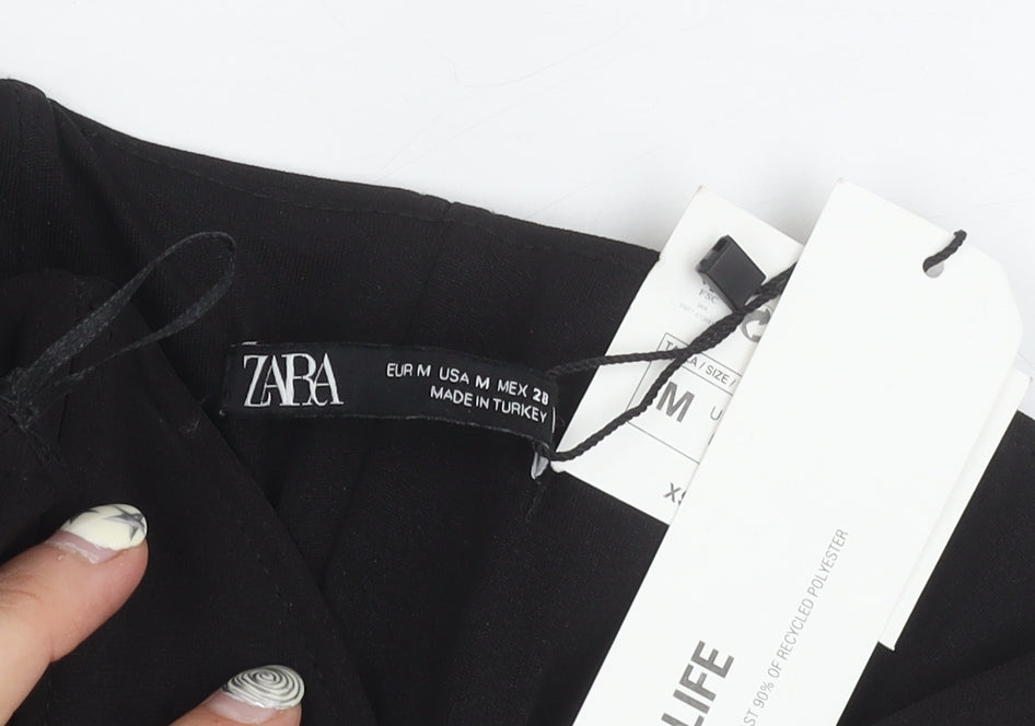 Zara Women's Black Strapless Sweetheart Bodysuit M