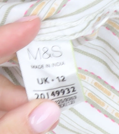 Marks & Spencer Women's Striped Button-Up Shirt