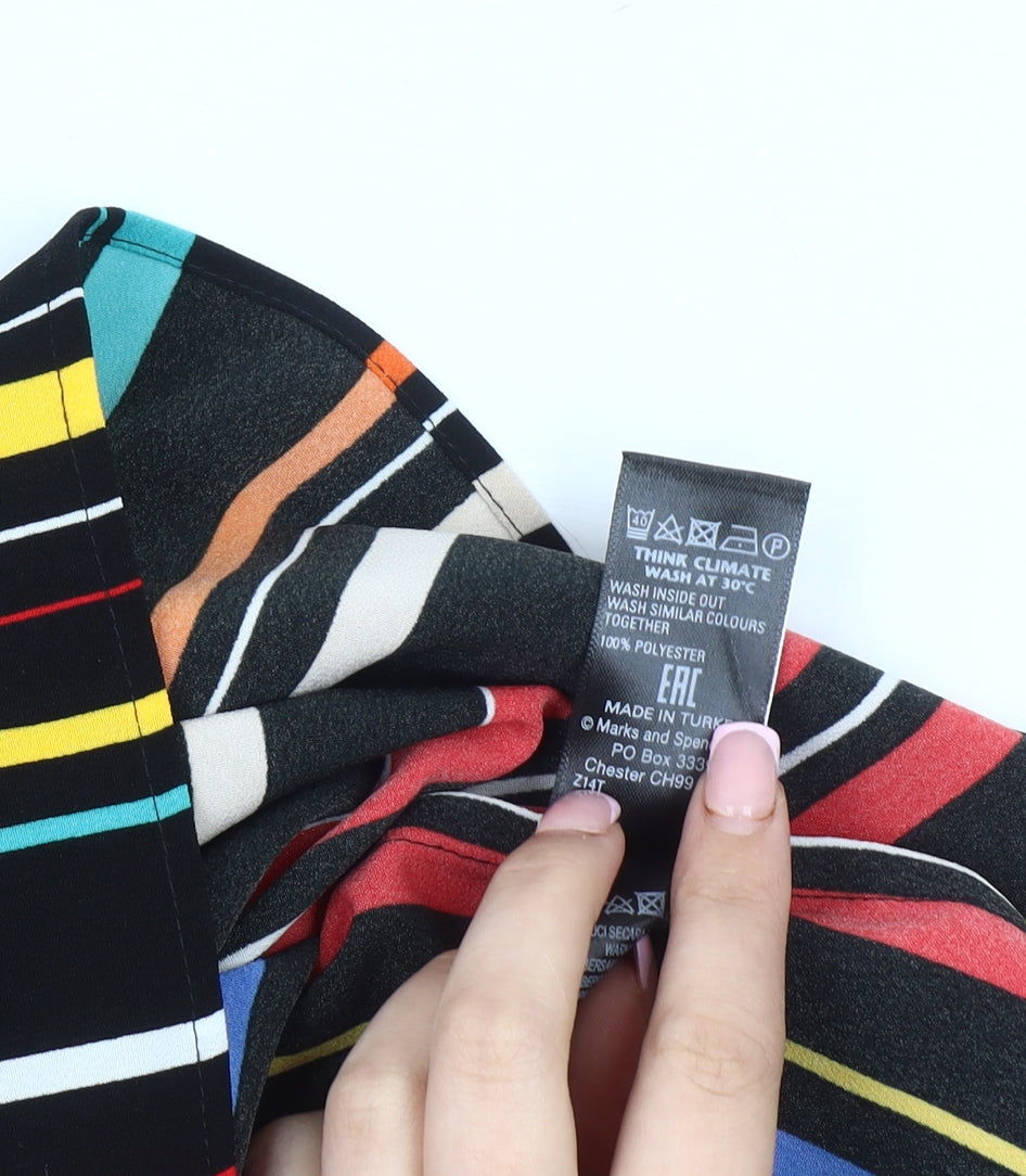 Marks & Spencer Women's Multicoloured Blouse Size 14