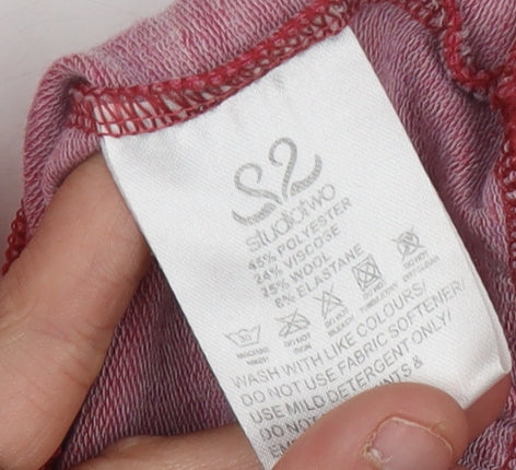 Studio Two Women’s Pink Pullover Hoodie, Size 10, Casual