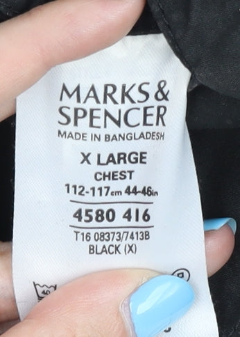Marks & Spencer Black Men's XL Cotton Jacket