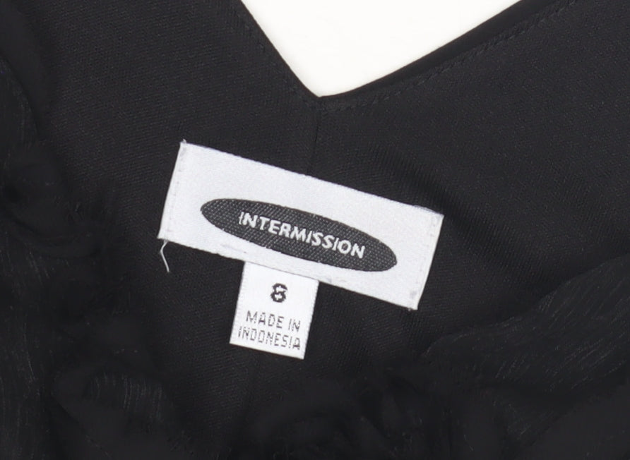Intermission Women’s Black Bodycon Party Dress Size 8