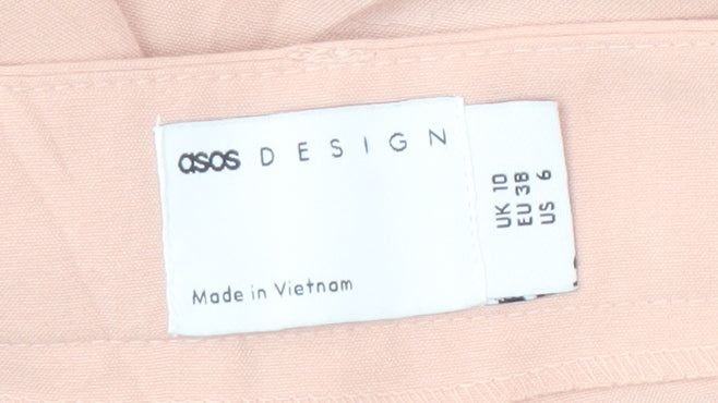 ASOS Women’s Pink Straight Trousers Size 10