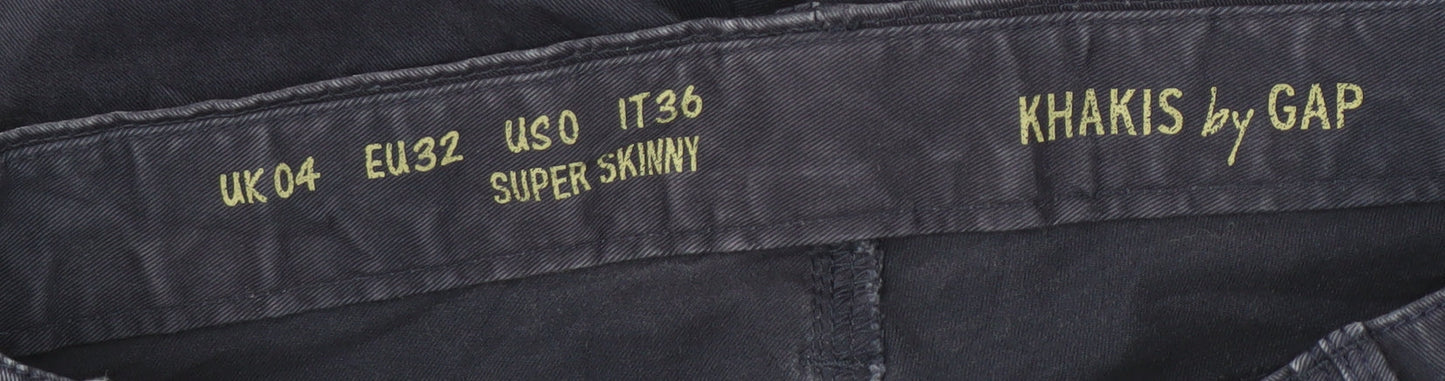 Gap Women's Blue Skinny Khakis Size 4