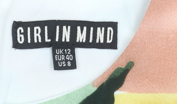 Girl In Mind Multicoloured Dress - Size 12 Women