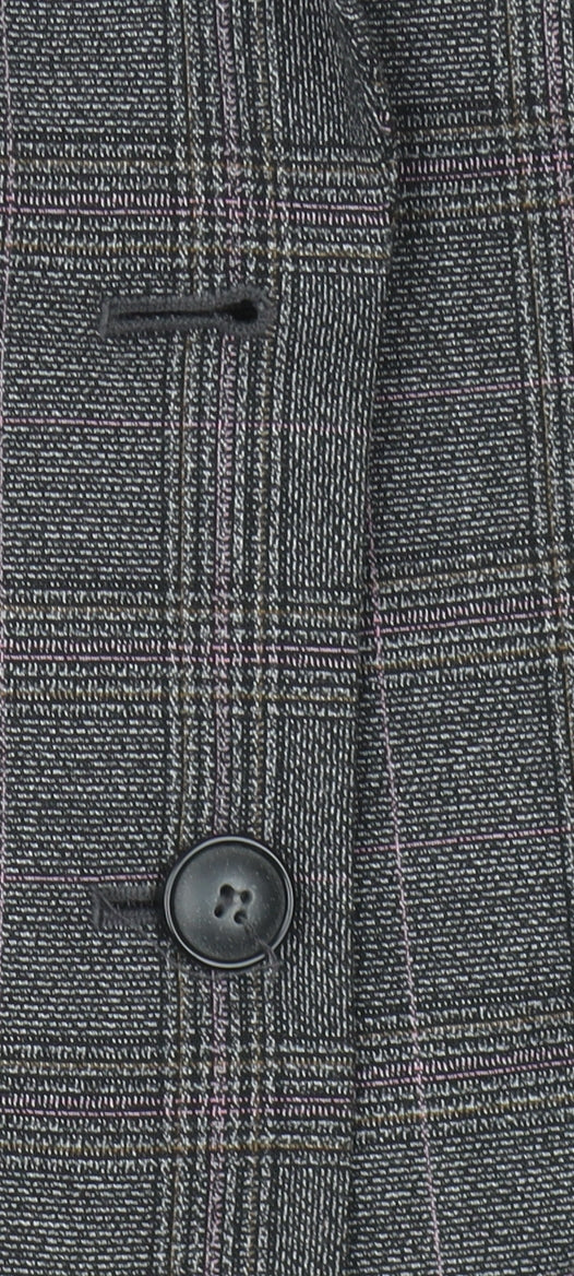 Tahari Women's Grey Plaid Blazer, Size 8, Business