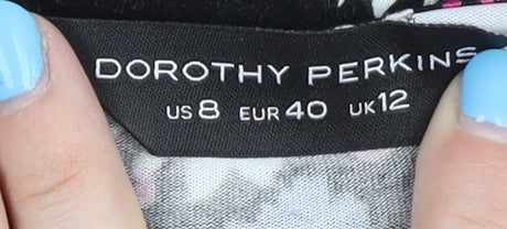Dorothy Perkins Floral Dress UK 12 Women Multicoloured