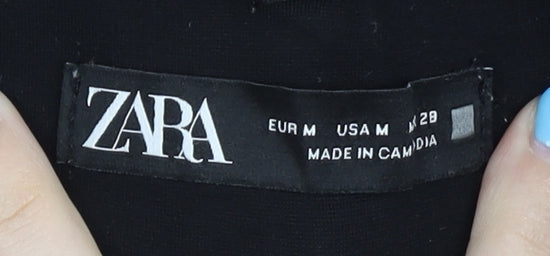 Zara Women's Black Skinny Trousers in Size M